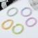 Hair elastic band "Mahrushka Elite" weaving bright braid, 5 cm, mix