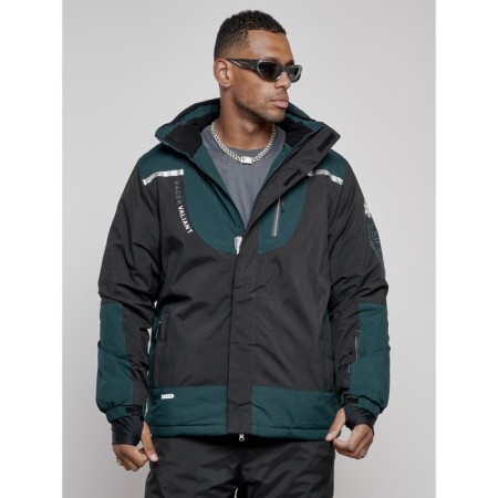 Male ski suit, size 56, black color-5