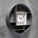 Watching clock, interior "Mansa", D-35 cm, silent, gray