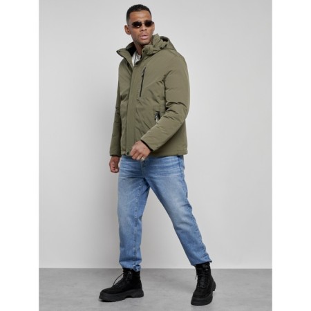 Winter jacket, size 64, khaki color-1