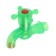 Water cutting tap zein, with a cross pen, pp, green
