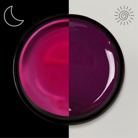 Water gel glowing in the dark, 3 phase, led/uv, 7 ml, purple color