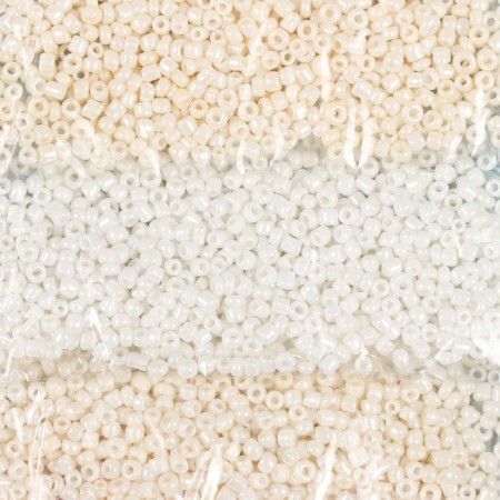 Round Beads 12/0 "Cloud" Pearl 6 colors x 20 g 20x8 cm-1