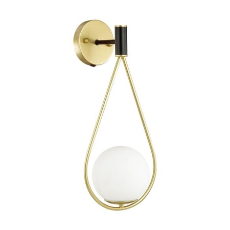 Bra Flari, 1x40W E14, black color, gold, IP20-1