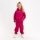 Kids (hoodies, trousers) minku: Basic Line Kids, Oversize, Fuchsia color, height 164
