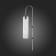 Wall lamp ST LUCE. SL1145.141.01. Callana. 1x60 W, E27, 10x78 cm, color chromium