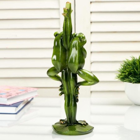Souvenir Polystone "Frog - Gemini" 25x12x8.5 cm-4