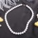 Beads Shar No. 10 "Agat Bely", 45cm
