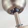 Ceiling fan with Gelsina, E14, 1x60W lamp, steel, nickel, glass, white