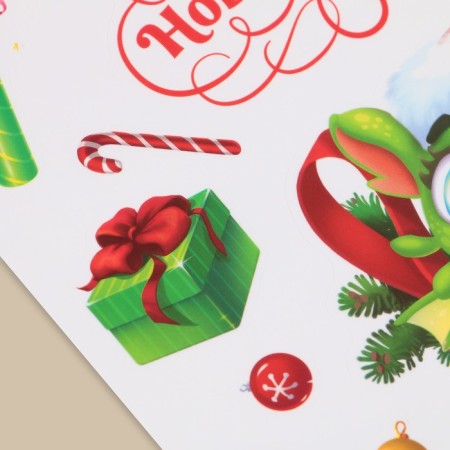 Interior sticker "Happy New Year", 21 x 29.7 cm, New Year-1