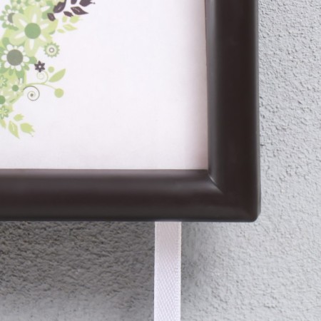 Triple photo frame on braid L-4 10x15 cm Wenge (plastic screen)-1