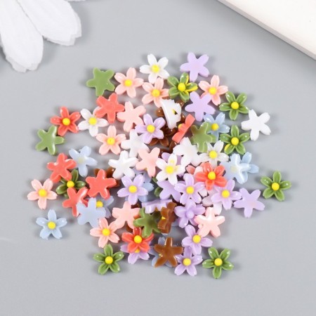 Decor for creativity Plastic "Five Autumn" set 80 pcs mix 0.8x0.8 cm