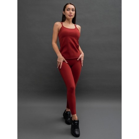 Shirt sports female, size s, burgundy color-2