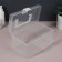 Organizer with a 1 Sectic lid 19.5*12*11cm transparent/Bel V/u UKL QF