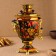 Samovar "Khokhloma", Stocky, 3 l, electric