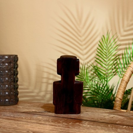 Souvenir "Aboriginal" Albezia 10x10x20 cm-3