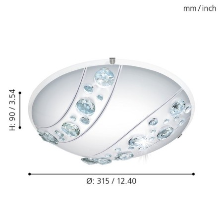 Nerini lamp, 1x16W LED, 4000K, 1500LM, white color-1