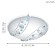 Nerini lamp, 1x16W LED, 4000K, 1500LM, white color