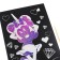 Engraving with a rainbow base, 10*15 cm "Minnie Mouse", Mickey Mouse and friends