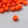 Round beads 6/0 "Orange Neon" 20 g