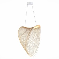 Suspension lamp ST LUCE. SL6900.503.32. Fossil. 1x32 W, LED, 4000K, 819 LM, 80x80x50 cm, white color