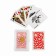 Plastic Plastic Flyhorse cards, 54 pcs, 23 μm, red, 5.6 x 8.6 cm