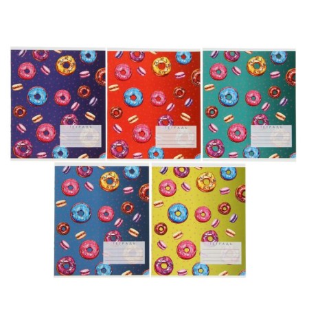 Notebook of 18 sheets in Calligrata Contamini cage, covered cardboard, offset block, whiteness 95%, mix