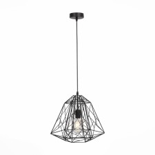STL LUCE Sus. SL264.403.01. Strano. 1x60 W, E27, 40x40x33 cm, black color
