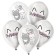 Shar Latex 12 "I love", romantic cats, 25 pcs.