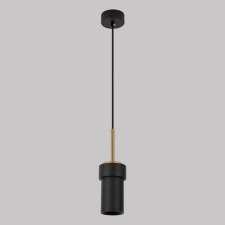 Suspension lamp Eurosvet Pebble 50264/1, GU10, 1x50W, 85x85 mm, black color