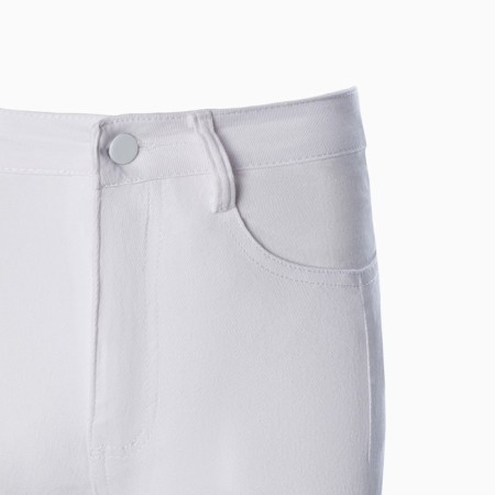 Women's jeans shortened, white color, size 42-44 (26)-5