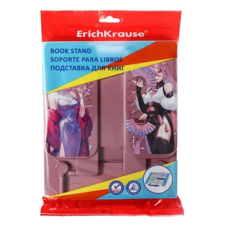 Book stand plastic Erichkrause "Manga", pink-1