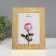 Photo frame metal, glass 13x18 cm "Golden threads" 1.5x16x21 cm