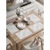 A set of napkins for setting the table "Marble veins", rectangular, rounded edges, size 30x46 cm, 4 pcs