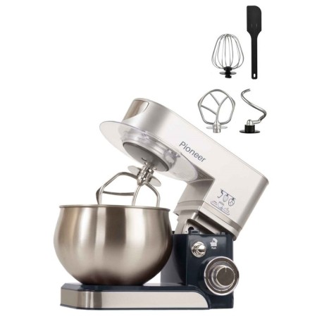 Mixer Pioneer MX322, planetary, 1000W, 6 speeds, 5 l, silver-blue color