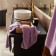 Terry towel economy and I 30*60 cm, col. purple, 100% cotton, 320 g/m2