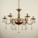 Chandelier 2461/6 E14 40W gold 62x62x32 cm Bayerlux