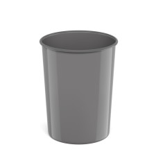 Basket for papers and garbage 13.5 liters Erichkrause Classic, cast, gray