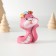 Polystone souvenir "Snake with a floral wreath" with gold mix 4.5x4x6.5 cm