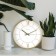 Wall clock, series: interior "Edith" d = 30.5 cm, gold