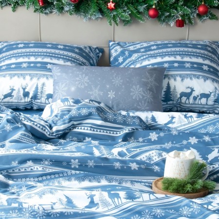 Bed linen "Ethel" duet Scandi Dream 143x215 cm - 2 pcs, 220x240 cm, 70x70 cm - 2 pcs, calico-2