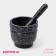 Stupa with a pestle of the Black Stone Dolyana, 250 ml, 9 × 10 cm