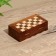 Chess pockets, board 12.5x12.5 cm, tree shisham