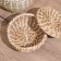 A set of wicker baskets, 3 pcs. with a lid 25x20x16 cm