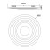 Freya FR6014CL-L98W Melody, 500x500x60 mm ceiling lamp, LED, 98W, 7600LM, white color