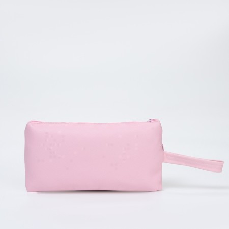 Cosmetic bag simple Style, 19.5*0.5*11, Department for Meln, N/Pocket, Pink-1