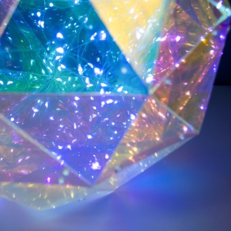 Spinker "ball" LED Transparent 27x27x27 cm Risalux-2