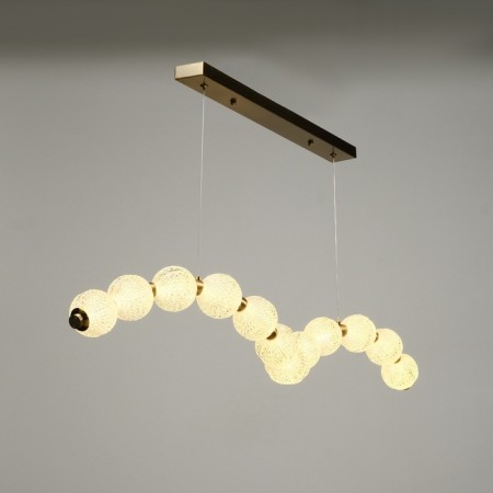 Lamp "Avyiro" 13xLED 91W 3000k brass 100x18x19-169 cm-6