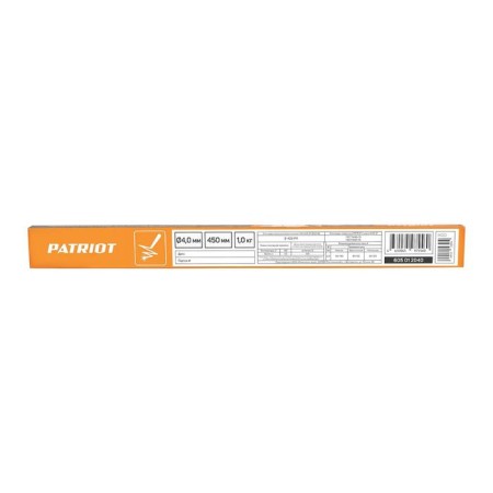 Welding electrodes Patriot, brand ANO-21, D = 4 mm, 450 mm, 1 kg-3