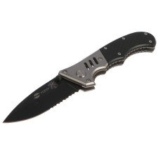 Stinger folding knife with a clip, 80 mm, handle: steel, plastic, box cardboard